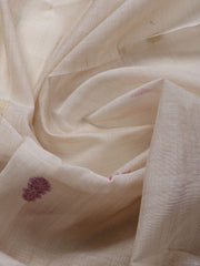 Woven Design Chanderi Unstitched Kurta With Pant & Dupatta