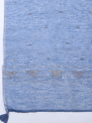 Woven Design Chanderi Unstitched Kurta With Pant & Dupatta