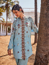Digital Printed Crepe Kurta With Pants