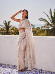 Sequin Work Tissue Saree