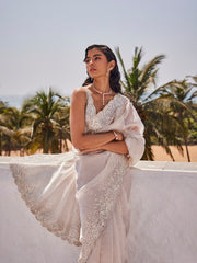 Sequin Work Tissue Saree