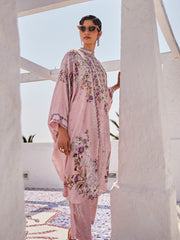 Digital Printed Crepe Kurta With Pants