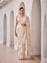Sequin Work Georgette Saree