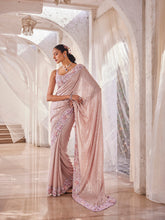 Sequin Work Georgette Saree