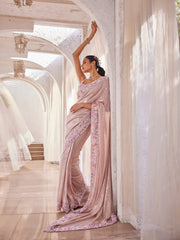 Sequin Work Georgette Saree