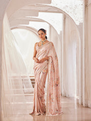Sequin Work Georgette Saree