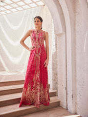 Digital Floral Printed Crepe Dress