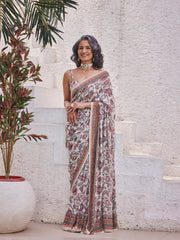 Digital Printed Georgette Saree