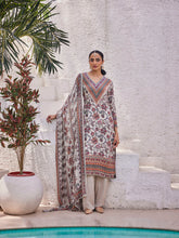 Digital Floral Printed Crepe Kurta With Palazzo & Dupatta