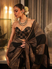 Antique Booti Woven Crepe Saree