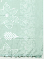 Embroidered Cotton Blend Unstitched Suit With Dupatta