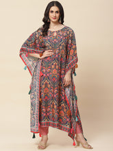 Printed Muslin Kaftan Kurta
