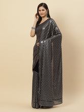 Sequin Embroidered Georgette Saree