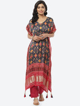 Printed Kaftan Kurta