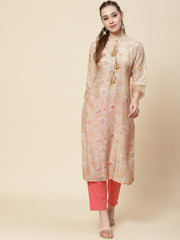 Floral Printed Cotton Kurta