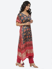 Printed Kaftan Kurta