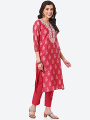 Floral Printed Cotton Kurta