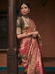 Cutdana Embroidered Banarasi Saree