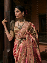 Cutdana Embroidered Banarasi Saree