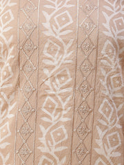 Printed Chanderi Unstitched Suit Piece With Dupatta