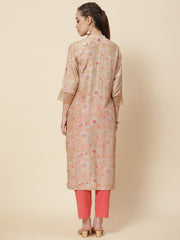 Floral Printed Cotton Kurta