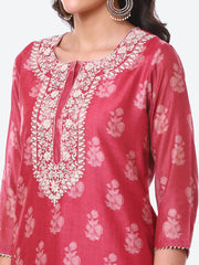 Floral Printed Cotton Kurta