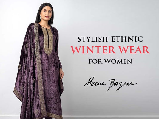 Best stylish ethnic winter wear for womens