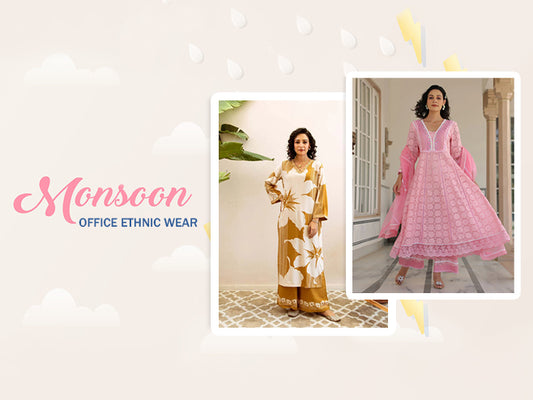 Experience Monsoon In Meena Bazaar Style: Office To Outing Ethnic Wear