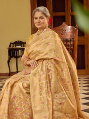Zari Jaal Woven Tissue Saree