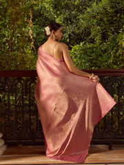 Zari Jaal Woven Banarasi Saree