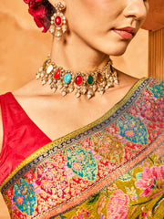 Zari Jaal Art Silk Saree