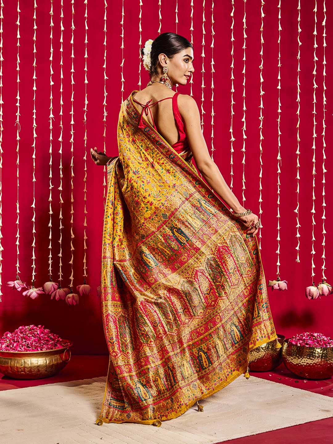 Zari Jaal Art Silk Saree