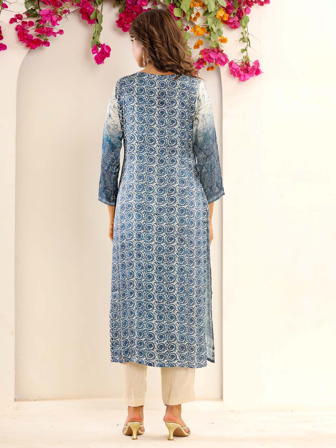 Printed Muslin Kurta