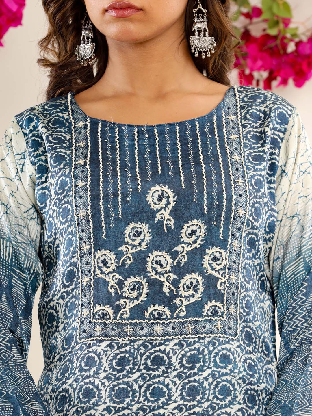 Printed Muslin Kurta