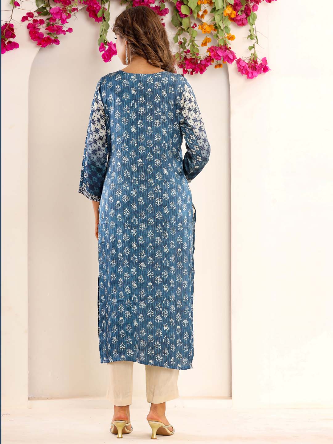 Printed Muslin Kurta