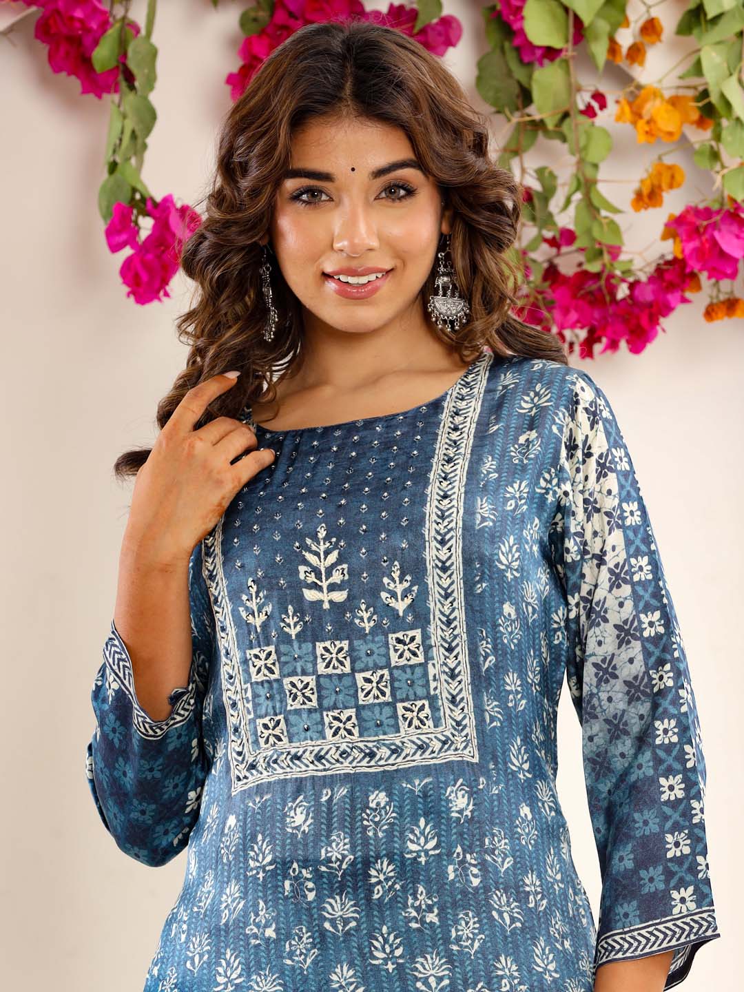 Printed Muslin Kurta