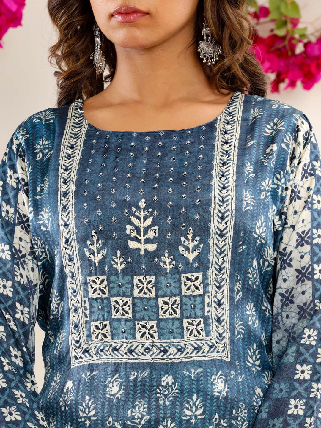 Printed Muslin Kurta