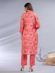 Printed Muslin Kurta Set