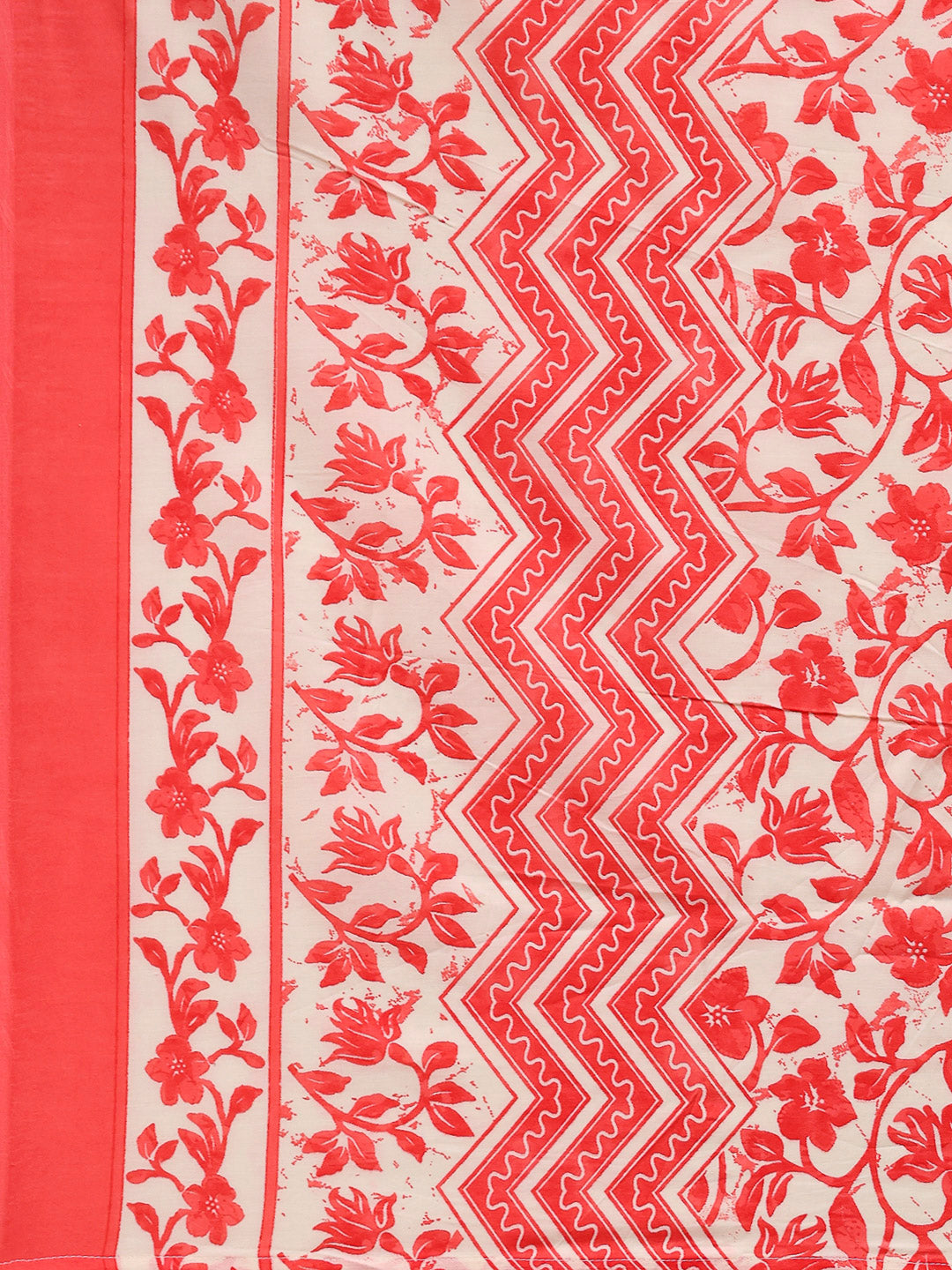 Printed Cotton Blend Kurta With Pants & Dupatta