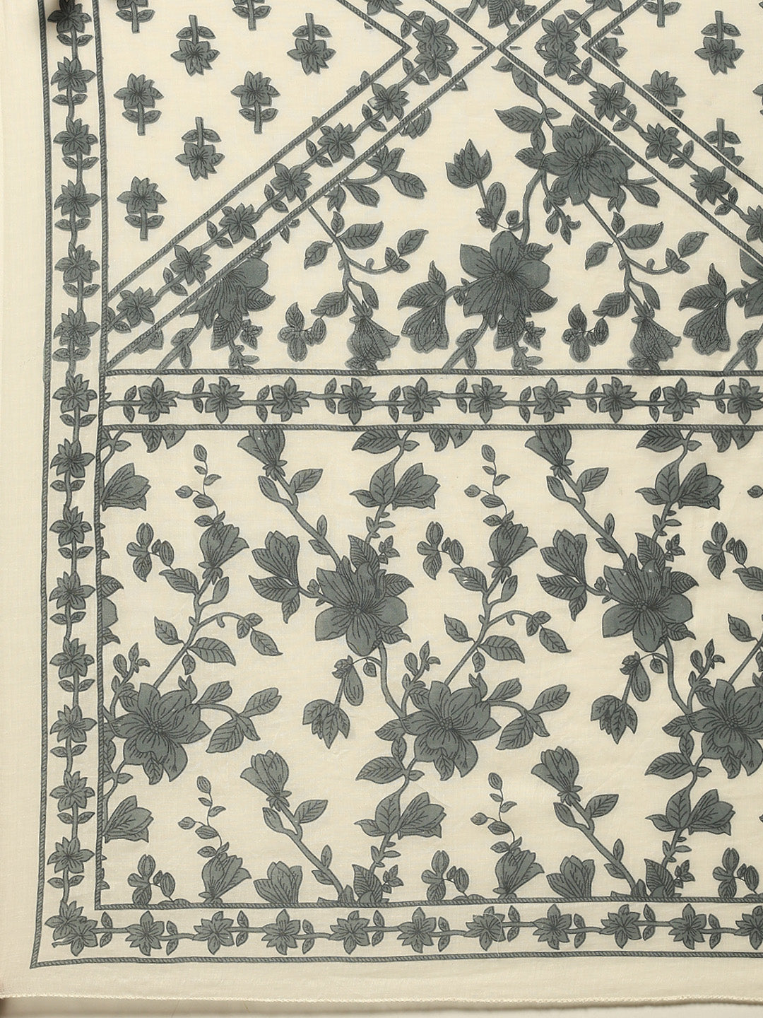 Printed Cotton Blend Kurta With Pant &amp; Dupatta