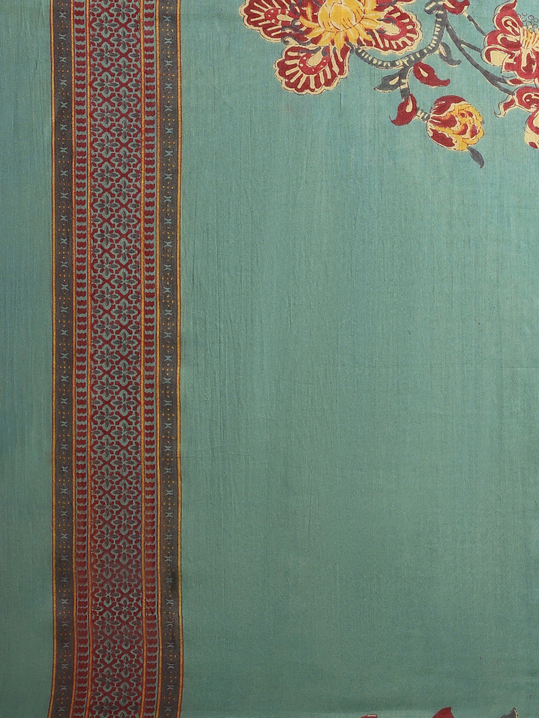 Printed Cotton Kurta With Pant &amp; Dupatta