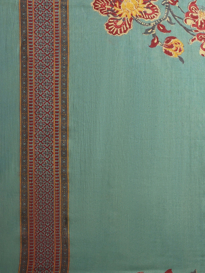 Printed Cotton Kurta With Pant &amp; Dupatta