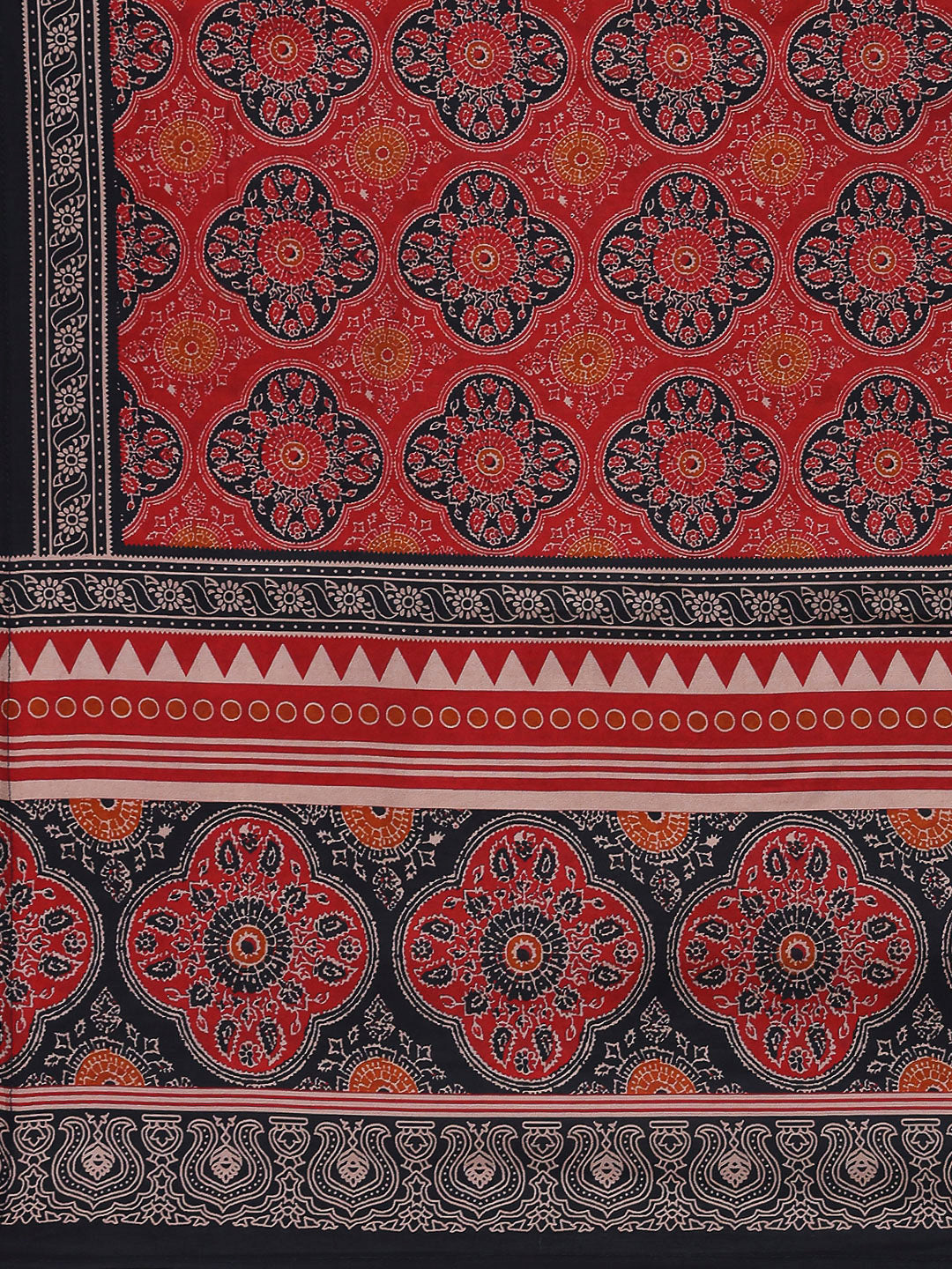 Printed Muslin Kurta With Pants & Dupatta