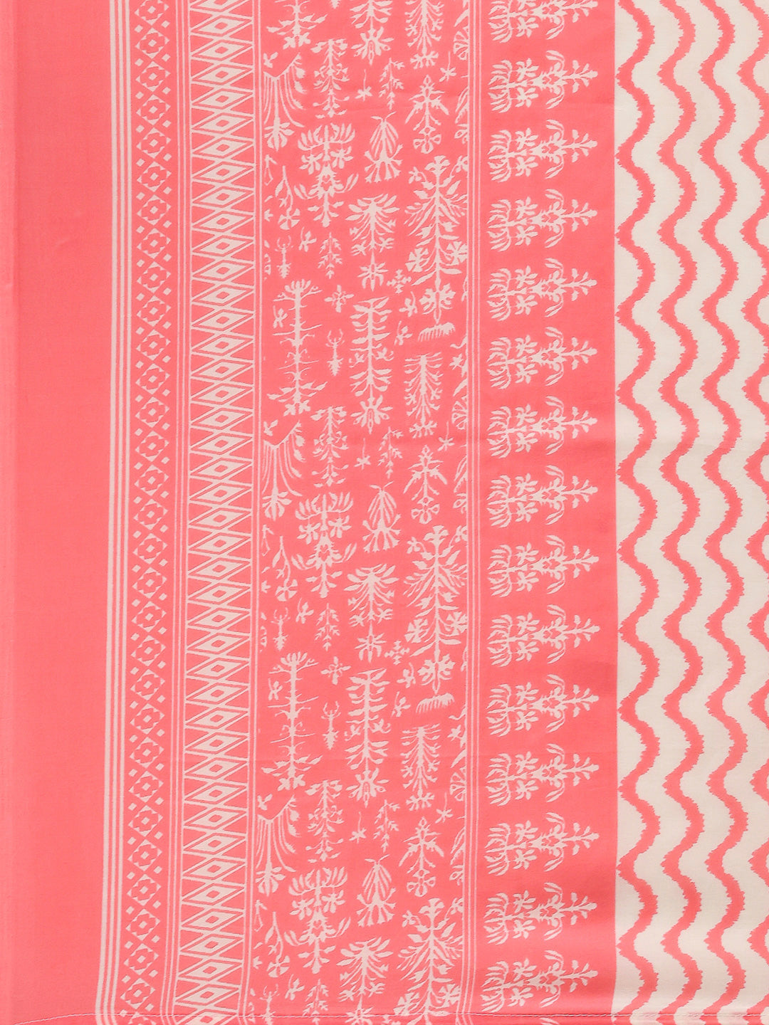 Printed Cotton Blend Kurta With Pants & Dupatta