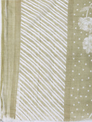 Neck Patti Cotton Blend Unstitched Suit With Dupatta