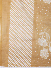 Neck Patti Cotton Blend Unstitched Suit With Dupatta