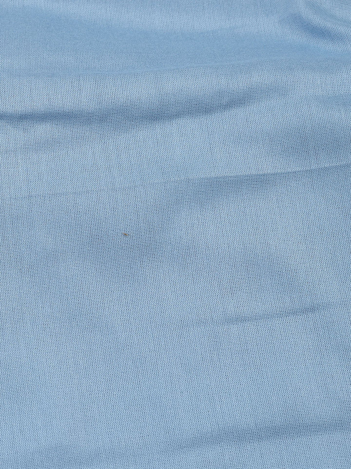 Neck Patti Cotton Blend Unstitched Suit With Dupatta