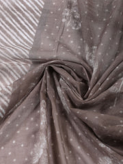 Neck Patti Cotton Blend Unstitched Suit With Dupatta