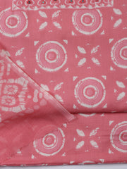 Printed Cotton Blend Unstitched Suit With Dupatta