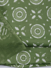 Printed Cotton Blend Unstitched Suit With Dupatta